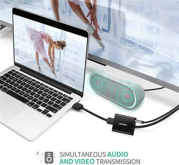 Cáp chuyển đổi HDMI sang VGA có âm thanh Ugreen 20694 chính hãng — ảnh 4