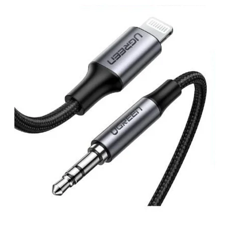 Cáp chuyển đổi Lightning sang 3.5mm chuẩn MFI UGREEN US315 70862 dài 2M