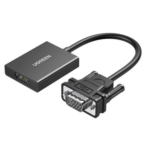 Cáp chuyển đổi VGA sang HDMI+Audio 1080P@60Hz Ugreen 50945 cao cấp