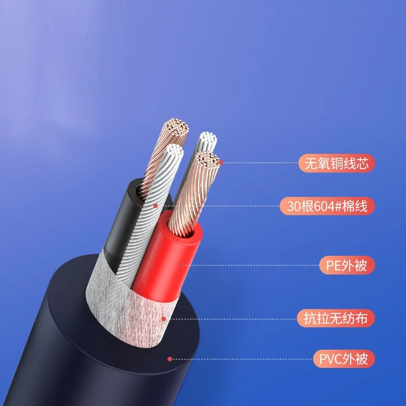 Cáp dữ liệu âm thanh truyền âm thanh dài 100M, 2 lõi đường kính lõi 1.5mm màu đen Ugreen (80164)