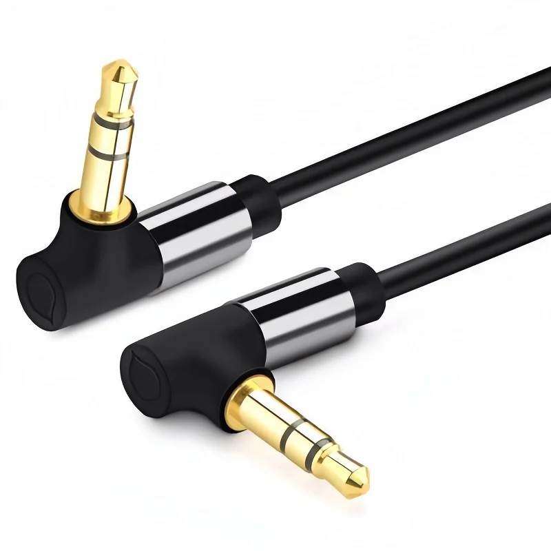 Cáp dữ liệu AV 3.5mm 1 đầu bẻ góc,màu đen dài 0.5M Ugreen (40183) — ảnh 5