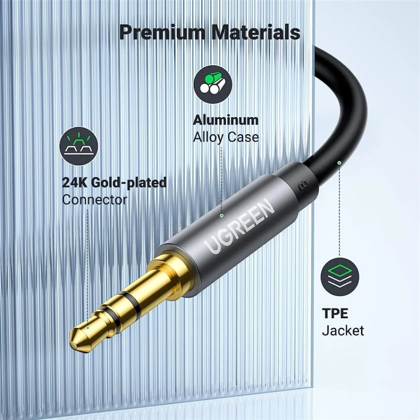 Cáp dữ liệu AV 3.5mm nối dài truyền âm thanh dài 5M Ugreen 10538 — ảnh 5