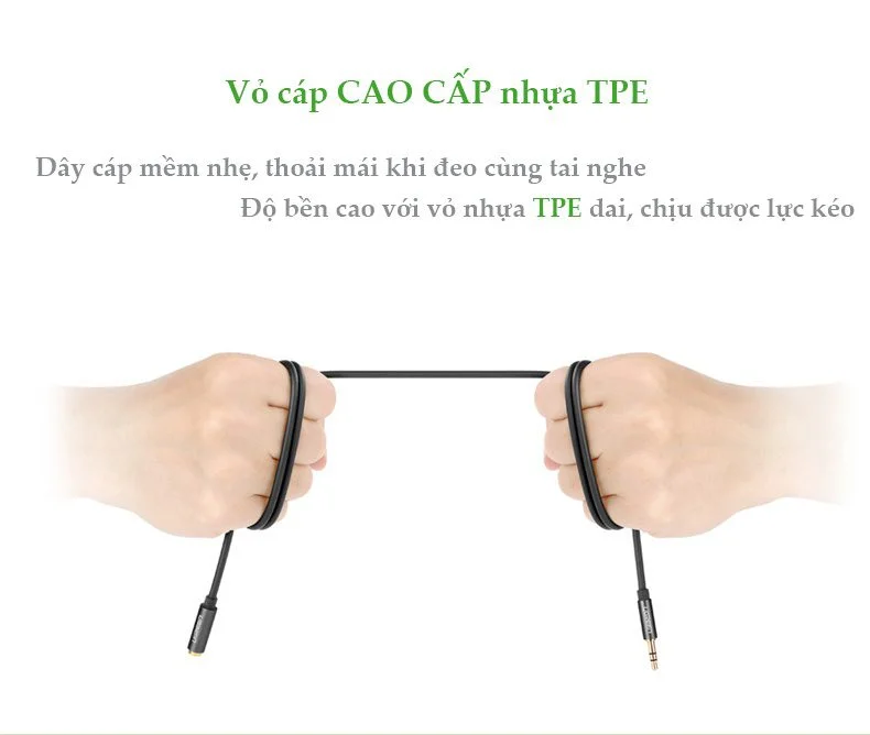 Cáp dữ liệu AV 3.5mm nối dài truyền âm thanh dài 5M Ugreen 10538 — ảnh 10