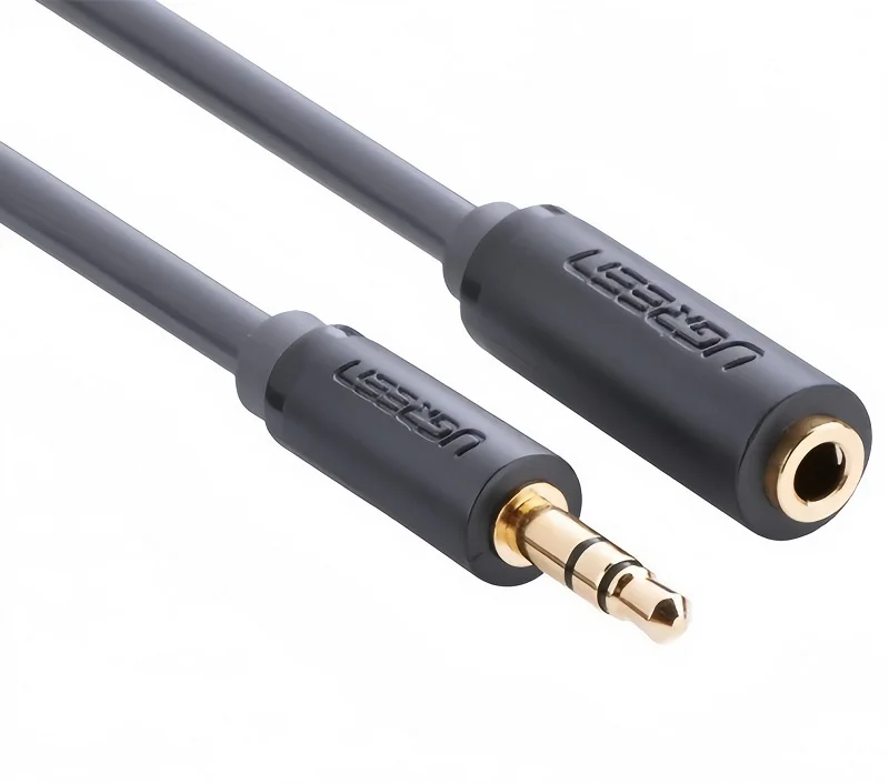 Cáp dữ liệu AV 3.5mm nối dài truyền âm thanh dài1M màu đen Ugreen 10782 — ảnh 9
