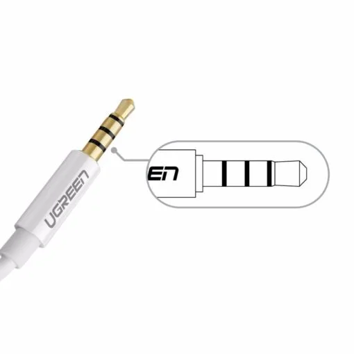 Cáp dữ liệu AV 3.5mm sang 2 đầu 3.5mm truyền âm thanh dài 20cm Ugreen 10789 AV141 — ảnh 5