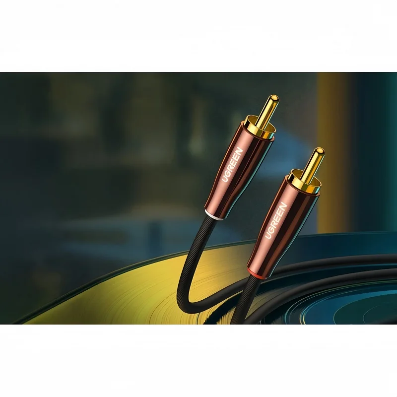 Cáp dữ liệu AV 3.5mm sang 2RCA dài 1M Ugreen 80845 AV170 — ảnh 3