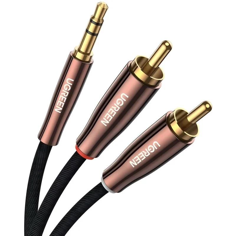 Cáp dữ liệu AV 3.5mm sang 2RCA dài 2M Ugreen 80847 AV170 — ảnh 6