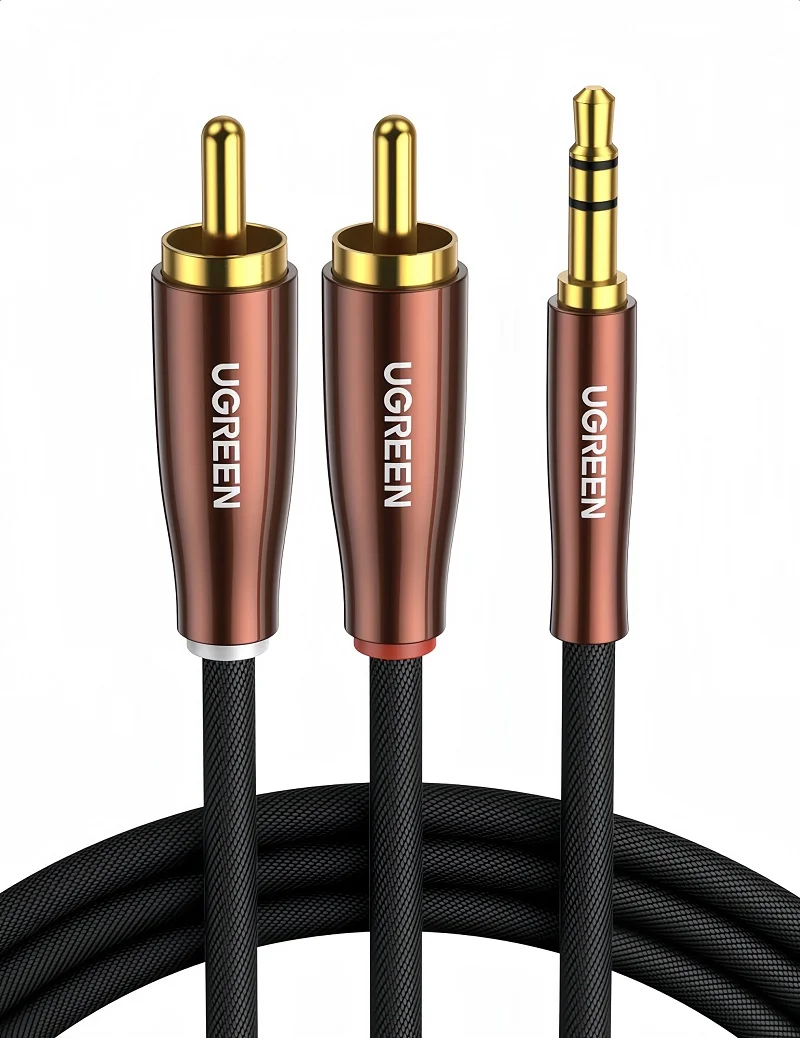 Cáp dữ liệu AV 3.5mm sang 2RCA dài 5M Ugreen 80849 AV170 — ảnh 10