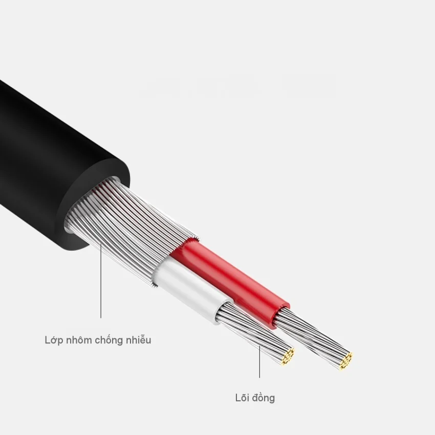 Cáp dữ liệu AV 3.5mm sang 2RCA truyền âm thanh dài 25cm Ugreen (10561) — ảnh 6