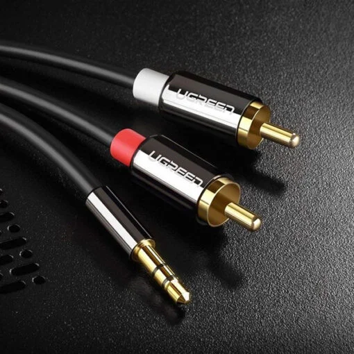 Cáp dữ liệu AV 3.5mm sang 2RCA truyền âm thanh dài 5M Ugreen AV116 (10591) — ảnh 4