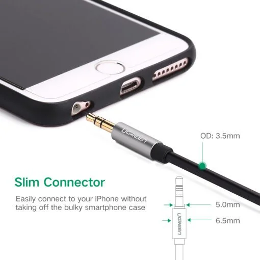 Cáp dữ liệu AV 3.5mm truyền âm thanh dài 0.5M Ugreen (10732) — ảnh 5