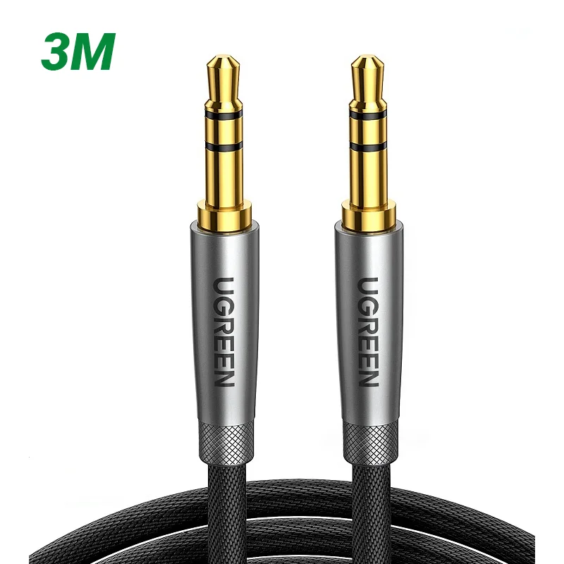 Cáp dữ liệu AV 3.5mm truyền âm thanh dài 3M Ugreen 10116 AV150