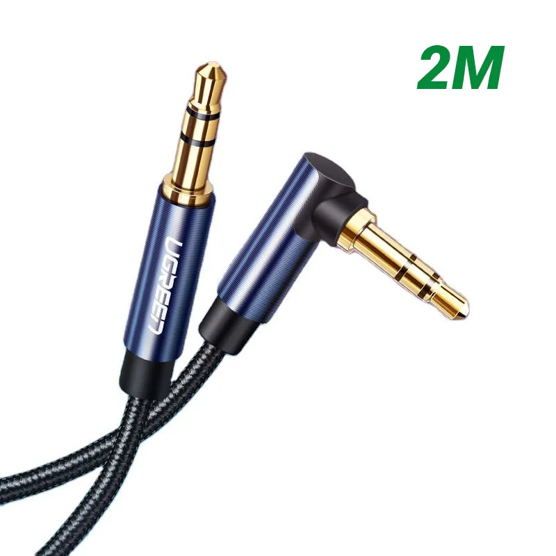 Cáp dữ liệu AV 3.5mm truyền âm thanh màu xám dài 2M Ugreen (60181)
