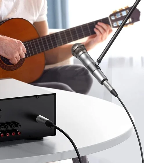 Cáp dữ liệu AV XLR nối dài màu xám, dài 1M Ugreen (20499) — ảnh 6