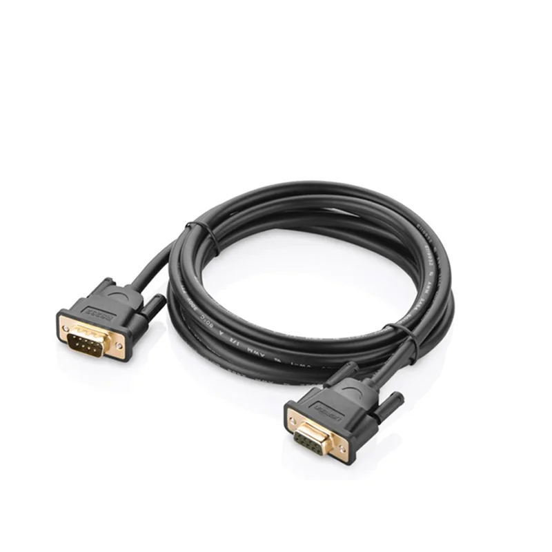Cáp dữ liệu cáp COM RS-232 female to female, màu đen, truyền dữ liệu giữa máy tính và modem dài 1.5M Ugreen (60310) — ảnh 2