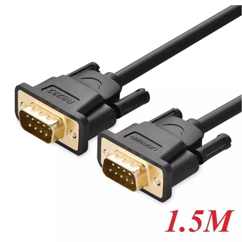 Cáp dữ liệu COM RS-232 truyền dữ liệu giữa máy tính và modem dài 1.5M Ugreen (20153)
