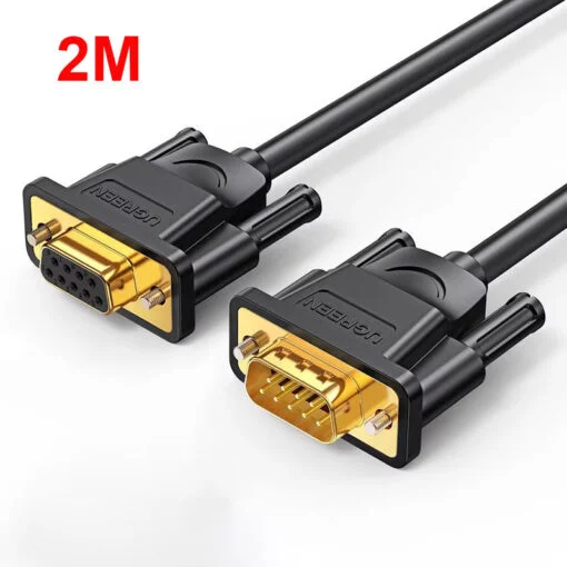 Cáp dữ liệu COM RS-232 truyền dữ liệu giữa máy tính và modem dài 2M Ugreen (20146)