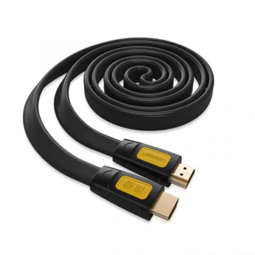 Cáp dữ liệu dạng dẹt HDMI 1.4 truyền âm thanh hình ảnh màu đen dài 1.5M Ugreen 11184 HD101 — ảnh 2