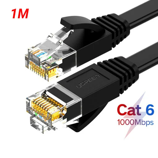 Cáp dữ liệu dạng dẹt nối mạng CAT6 truyền dữ liệu giữa các máy tính dài 1M Ugreen (50173)