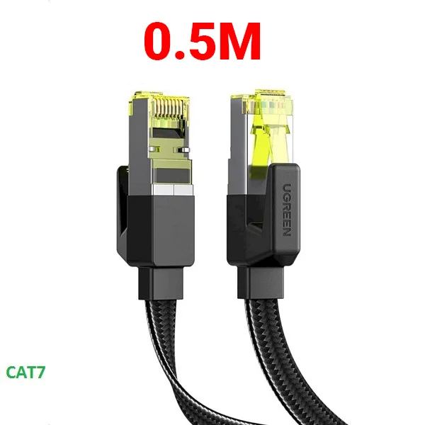 Cáp dữ liệu dạng dẹt nối mạng CAT7 F/FTP dài 0.5M Ugreen (40158)