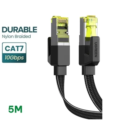 Cáp dữ liệu dạng dẹt nối mạng CAT7 F/FTP dài 5M Ugreen 40163