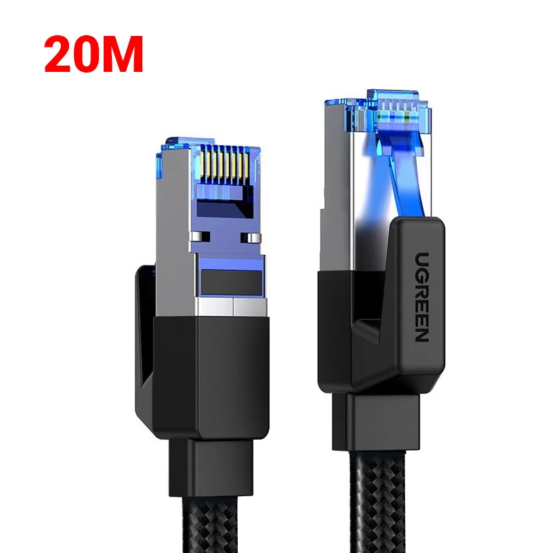 Cáp dữ liệu dạng dẹt nối mạng CAT8 U/FTP dài 20M Ugreen (40177)