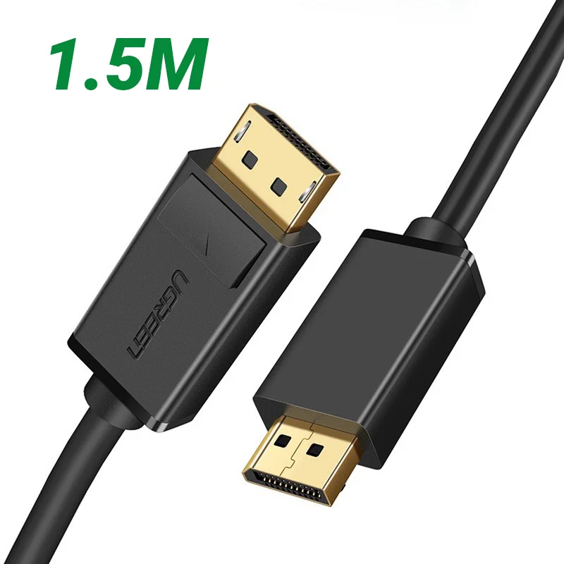 Cáp dữ liệu Displayport truyền âm thanh hình ảnh, dài 1.5M Ugreen (10245)