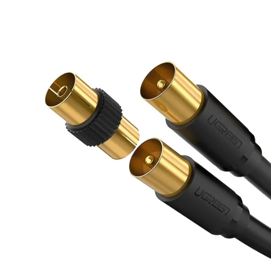 Cáp dữ liệu đồng trục 2 đầu truyền âm thanh hình ảnh dài 1m Ugreen (20968) — ảnh 2