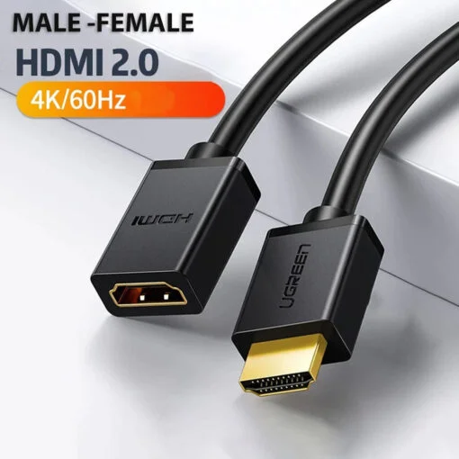 Cáp dữ liệu HDMI 1.4 truyền âm thanh Hình ảnh dài 0.5M Ugreen 10140 — ảnh 2