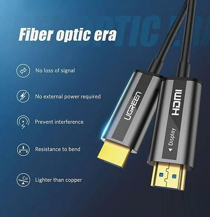 Cáp dữ liệu HDMI 2.0 truyền âm thanh hình ảnh dài 100M Ugreen 50222 — ảnh 8