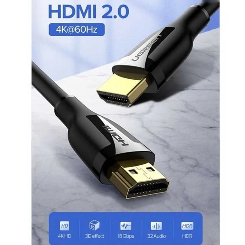 Cáp dữ liệu HDMI 2.0 truyền âm thanh hình ảnh dài 1M Ugreen (60438)