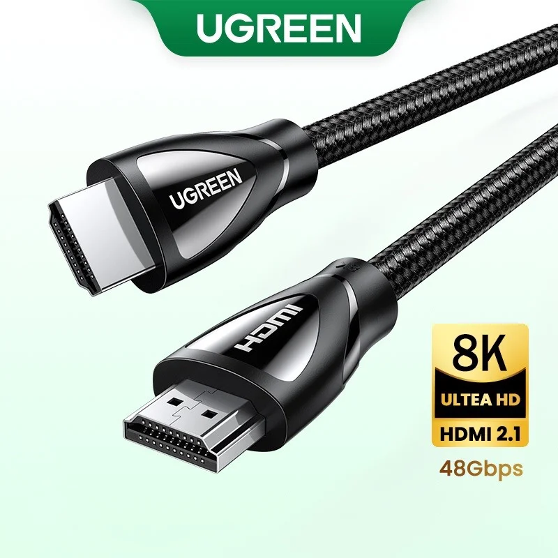 Cáp dữ liệu HDMI 2.1 hỗ trợ 8K truyền âm thanh hình ảnh dài 2M Ugreen (80403)