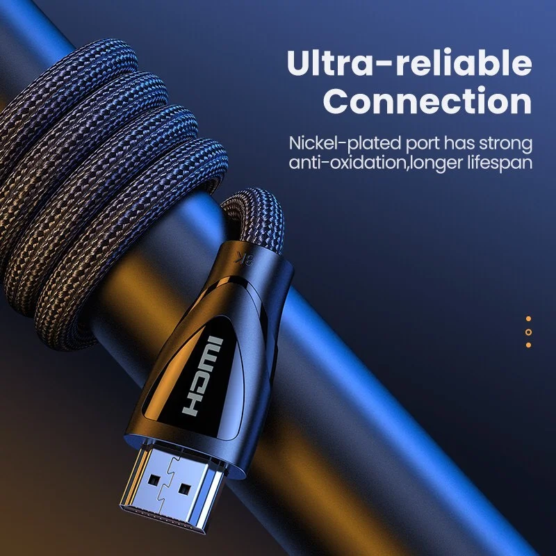 Cáp dữ liệu HDMI 2.1 hỗ trợ 8K truyền âm thanh hình ảnh dài 0.5M ugreen (40300) — ảnh 5