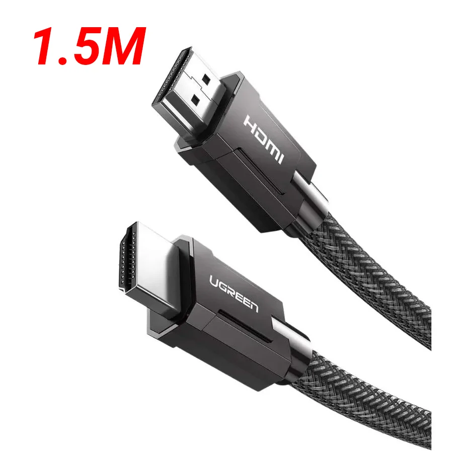 Cáp dữ liệu HDMI 2.1 hỗ trợ 8K truyền âm thanh hình ảnh dài 1.5M Ugreen (70320)
