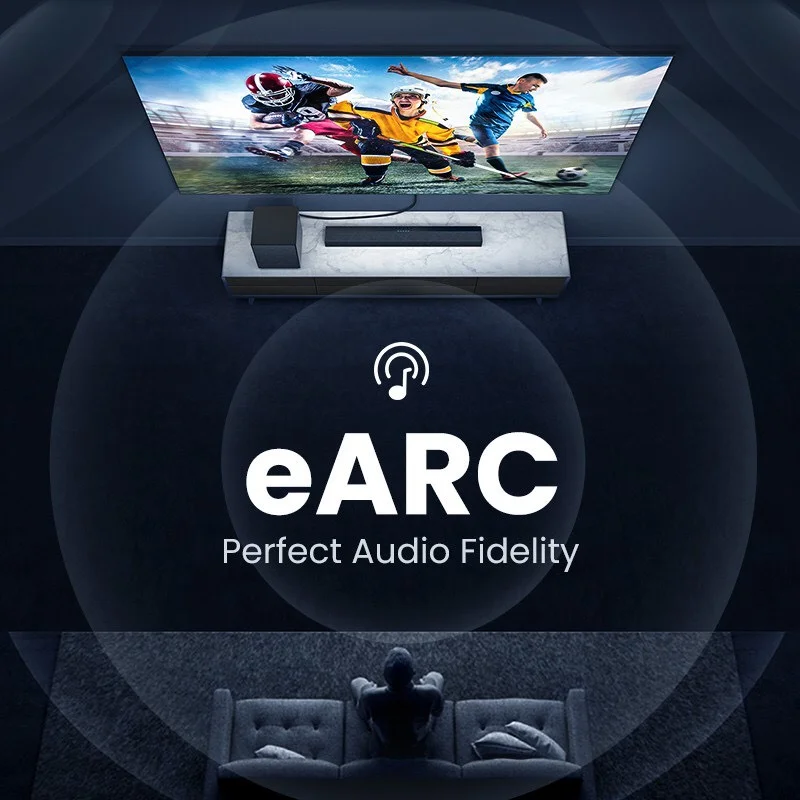 Cáp dữ liệu HDMI 2.1 hỗ trợ 8K truyền âm thanh hình ảnh dài 3M Ugreen (80404) — ảnh 4