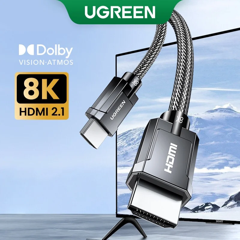 Cáp dữ liệu HDMI 2.1 hỗ trợ 8K truyền âm thanh hình ảnh dài 3M Ugreen (80602) — ảnh 2