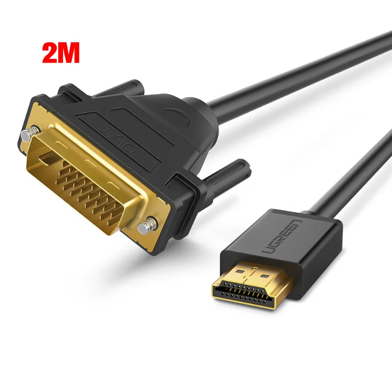 Cáp dữ liệu HDMI sang DVI truyền hình ảnh dài 2M Ugreen 10135