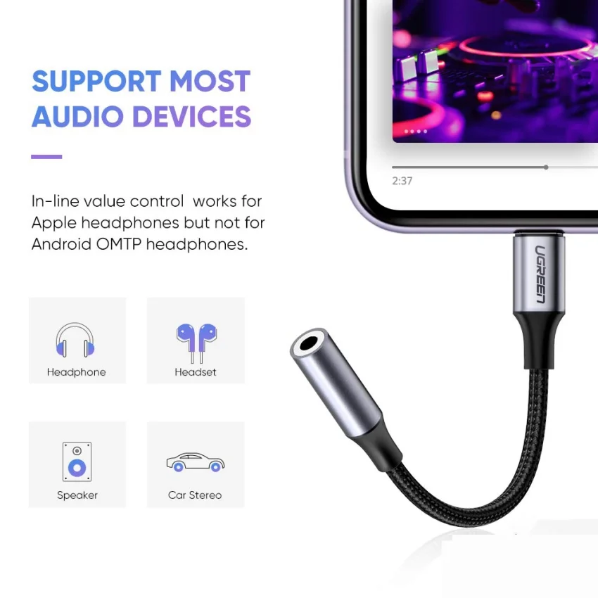 Cáp dữ liệu Lightning sang AV Ugreen (30756) — ảnh 7