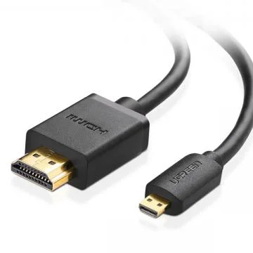 Cáp dữ liệu micro HDMI sang HDMI 1.4 truyền âm thanh hình ảnh dài 1M Ugreen (40506)
