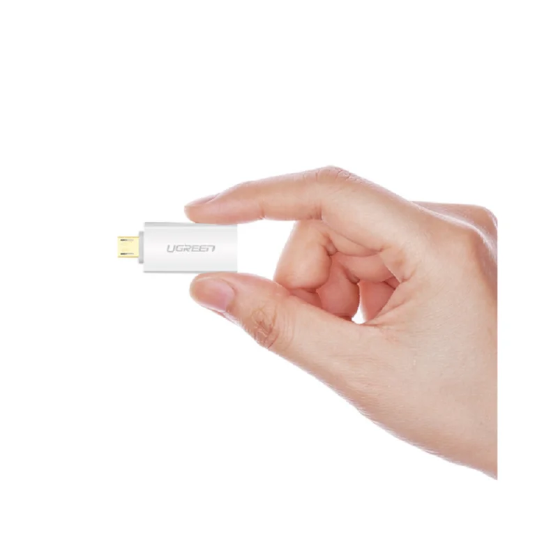 Cáp dữ liệu MicroUSB USB hỗ trợ OTG truyền dữ liệu giữa máy tính và điện thoại dài 25CM Ugreen (30529) — ảnh 2