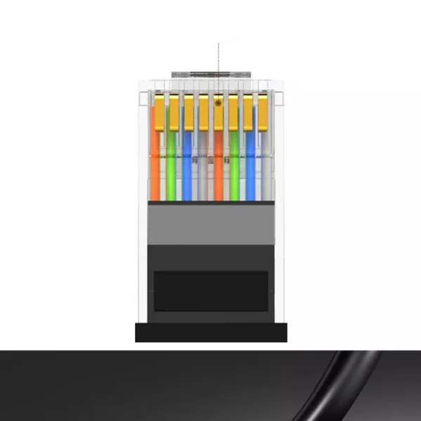 Cáp dữ liệu nối mạng CAT6 UTP truyền dữ liệu giữa các máy tính,màu đen, dài 15M Ugreen (60818) — ảnh 3