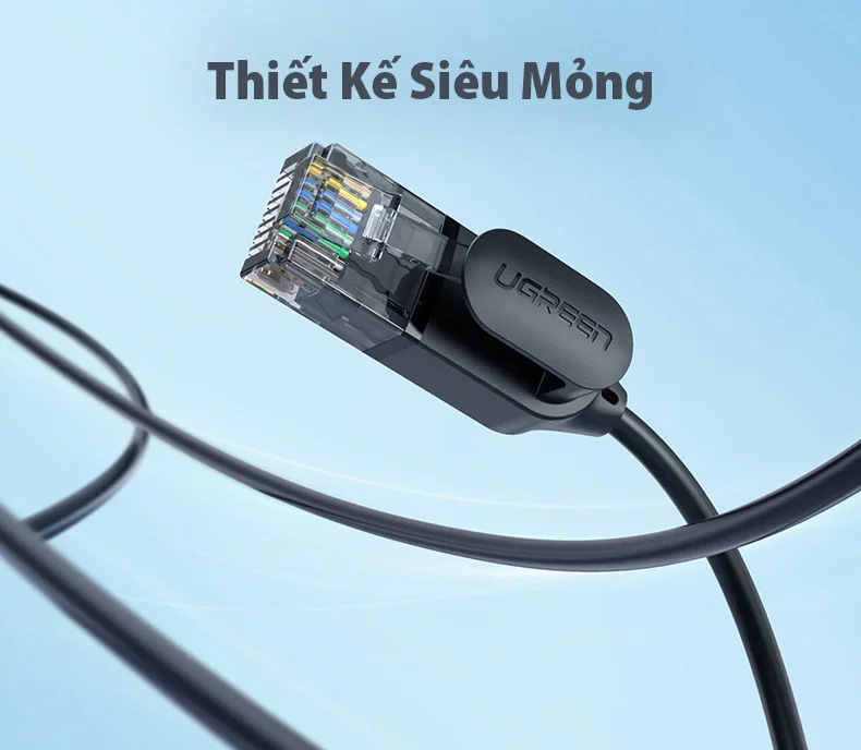 Cáp dữ liệu nối mạng CAT6A, truyền dữ liệu giữa các máy tính, dài 1M Ugreen (70332) — ảnh 4