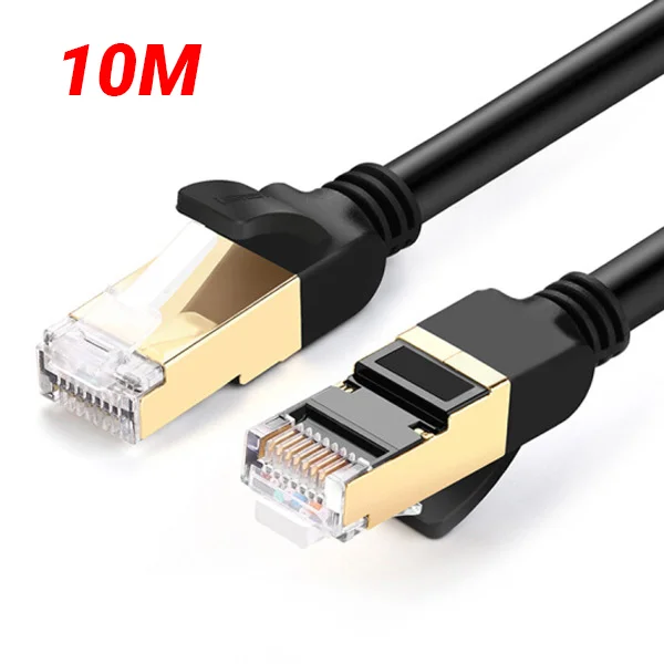 Cáp dữ liệu nối mạng CAT7 STP, truyền dữ liệu giữa các máy tính, dài 10M Ugreen (11273)