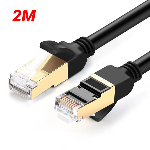 Cáp dữ liệu nối mạng CAT7 STP, truyền dữ liệu giữa các máy tính, dài 2M Ugreen (11269)