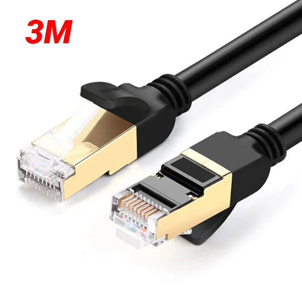 Cáp dữ liệu nối mạng CAT7 STP truyền dữ liệu giữa các máy tính, dài 3M Ugreen (11270)