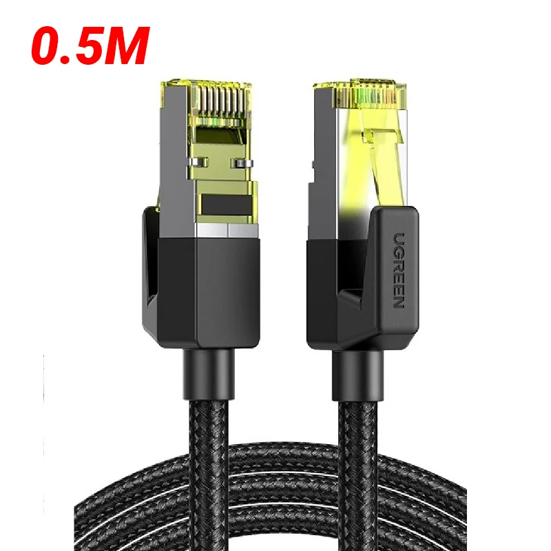 Cáp dữ liệu nối mạng CAT7 truyền dữ liệu giữa các máy tính,dài 0.5M Ugreen (80420)
