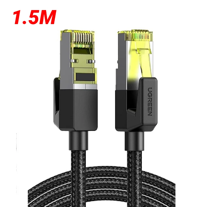 Cáp dữ liệu nối mạng CAT7 truyền dữ liệu giữa các máy tính dài 1.5M ugreen (80422)