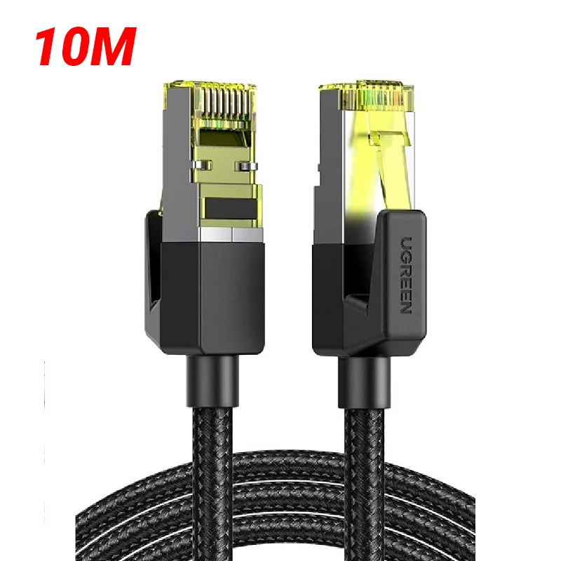 Cáp dữ liệu nối mạng CAT7 truyền dữ liệu giữa các máy tính dài 10M ugreen (30791)