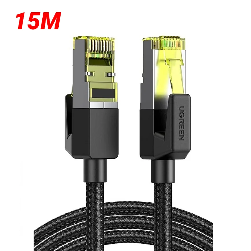 Cáp dữ liệu nối mạng CAT7 truyền dữ liệu giữa các máy tính dài 15M Ugreen (10643)