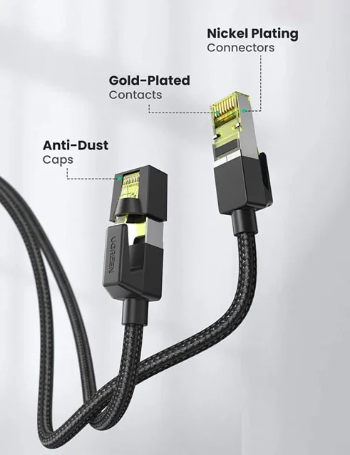 Cáp dữ liệu nối mạng CAT7 truyền dữ liệu giữa các máy tính dài 25M Ugreen (30794) — ảnh 5